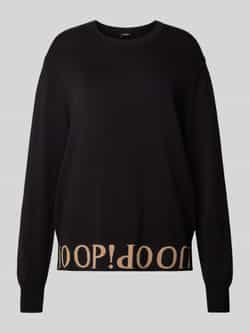 Joop! Gebreide pullover met ronde hals