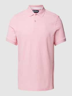 Barbour Slim fit poloshirt met labelstitching