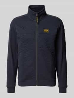 PME Legend Jacquard Interlock Sweat Full Zip Blue Heren