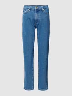 Joop! Slim fit jeans met knoop- en ritssluiting