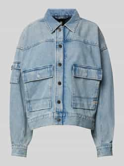 G-Star Raw Jeansjack met platte kraag model 'Drifter Utility'