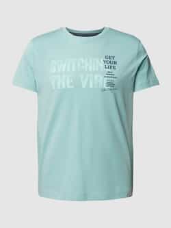 Lerros Shirt met korte mouwen met frontprint