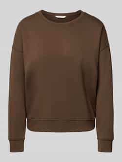 MSCH Copenhagen Sweatshirt van viscosemix met ronde hals model 'Ima'