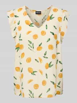 Pieces Regular fit blousetop met kapmouwen model 'NYA'