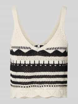 Only Regular fit gebreide tanktop van katoenmix model 'MERIDA'