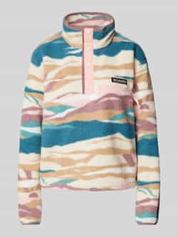 Columbia Fleece Jack HELVETIA II PRINTED CROPPED HALF SNAP FLEECE