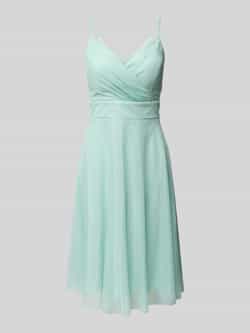 TROYDEN COLLECTION Cocktailjurk met tailleband