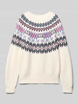 Tommy Hilfiger Teens Regular fit gebreide pullover van zuiver katoen