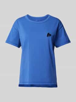 Zadig & Voltaire T-shirt met motief- en labelstitching model 'MARTA'