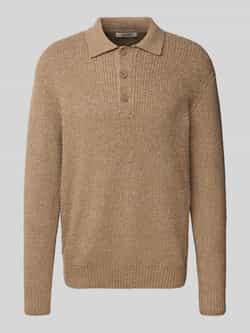 Only & Sons Relaxed fit gebreide polo van katoenmix model 'DALE LIFE'