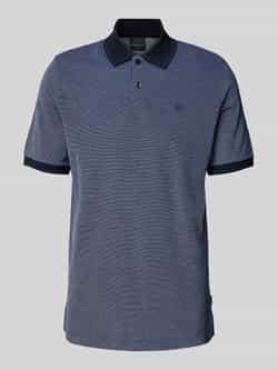 Bugatti Poloshirt met labelstitching