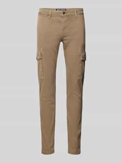 MAC Tapered fit cargobroek met riemlussen model 'Driver'