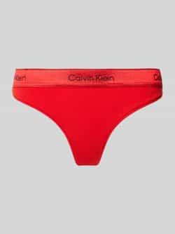 Calvin Klein Underwear String met elastische band en labeldetails