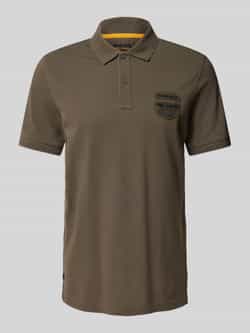PME Legend Poloshirt met labeldetail