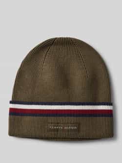 Tommy Hilfiger Gebreide muts met labelpatch model 'LOVE SOLID'