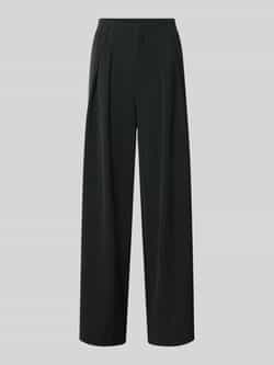 My Essential Wardrobe High waist stoffen broek met wijde pijpen model 'Luna'