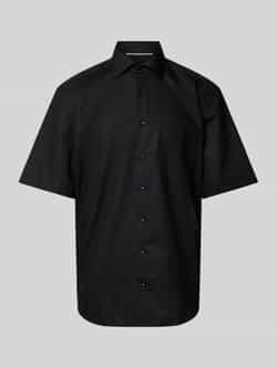 Eterna Overhemd met korte mouwen Comfort fit NON IRON (strijkvrij)