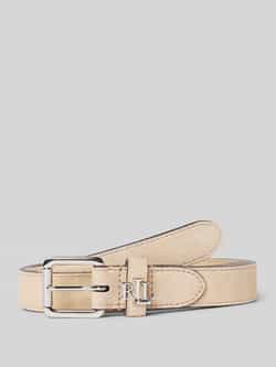 Lauren Ralph Lauren Leren riem met labelapplicatie
