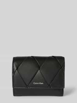CK Calvin Klein Portemonnee met doorgestikte naden