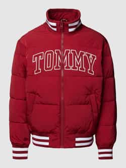 Tommy Jeans Bomberjack met labelstitching model 'NEW VARSITY'