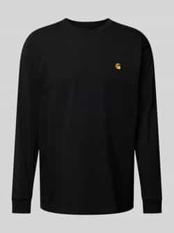 Carhartt Work In Progress Shirt met lange mouwen en labelstitching