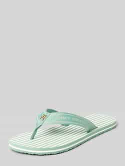 Tommy Hilfiger Teenslippers met riempje en TH-logo