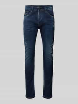 ELIAS RUMELIS Tapered fit jeans in destroyed-look model 'Noel'