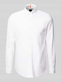 Boss Orange Regular fit zakelijk overhemd met button-downkraag model 'Rickert'