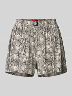 HUGO Regular fit korte pyjamabroek met elastische band model 'NIKA'