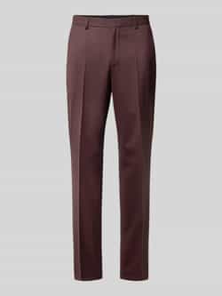Boss Regular fit pantalon met persplooien model 'Leon'