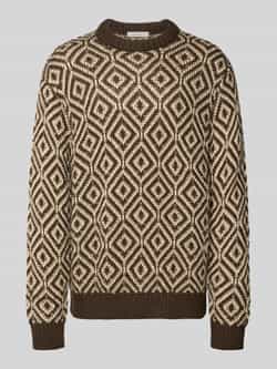 Selected Homme Relaxed fit gebreide pullover van wolmix model 'REMI'