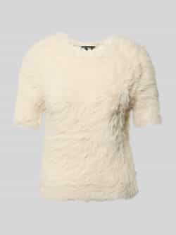 Vero Moda Regular fit gebreide pullover in de look van imitatiebont model 'FLUFFY'
