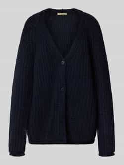Smith and Soul Oversized gebreid cardigan met V-hals model 'HAIRY'
