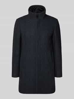 Matinique Regular fit lange jas met wol model 'Harvey''