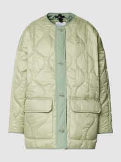 Taifun Gewatteerd jack zwart quilten patroon casual uitstraling Mode Jacks Gewatteerde jacks 