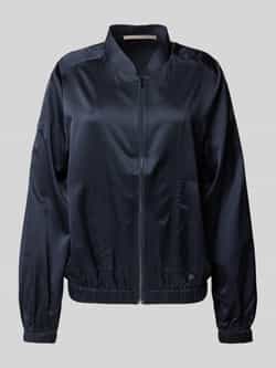 (The Mercer) N.Y. Zijden blouson met opgestikte steekzakken