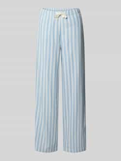 Jake*s Casual Wide leg pyjamabroek met tunnelkoord