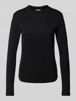 S.Oliver RED LABEL Slim fit shirt met lange mouwen en schulprand