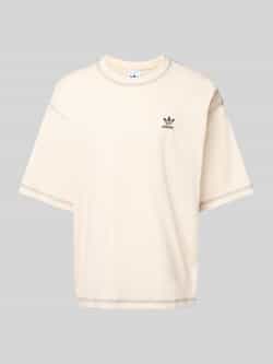 Adidas Originals T-shirt met labelstitching en ronde hals