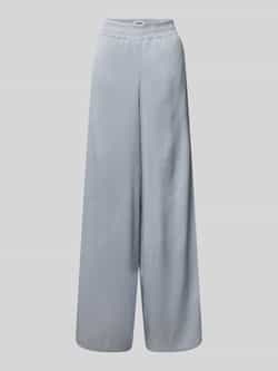 Drykorn Broek met wijde pijpen en elastische band model 'CEILING'
