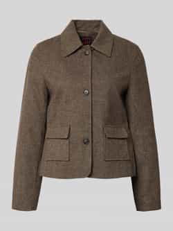 Stefanel Regular fit blazer met opgestikte zakken