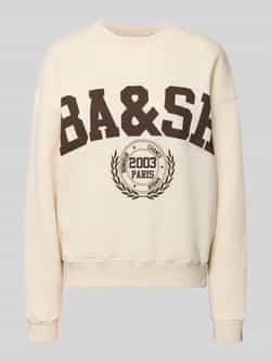 Bash Sweatshirt met labelprint model 'FENJA'