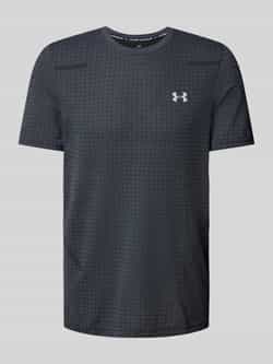 Under Armour T-shirt met labelprint model 'Seamless'