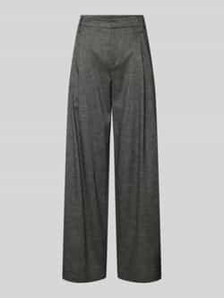 Daydream Wide leg stoffen broek met bandplooien model 'Washington'