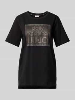 LIU JO SPORT T-shirt met siersteentjes