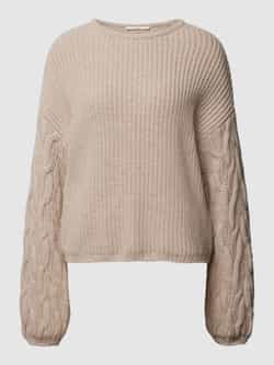 LANIUS Gebreide pullover met kabelpatroon