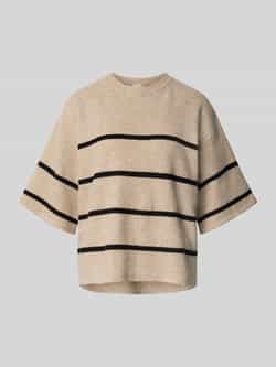 Ichi Gebreide pullover met 1 2-mouwen model 'DASILA'