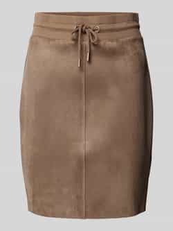 Guess Knielange rok in wildleerlook model 'TAMARA'