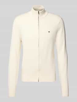 Tommy Hilfiger Regular fit gebreid jack van puur katoen