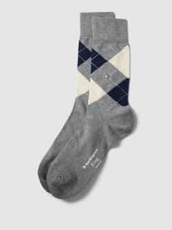 Burlington Sokken met ruitmotief model 'KING'